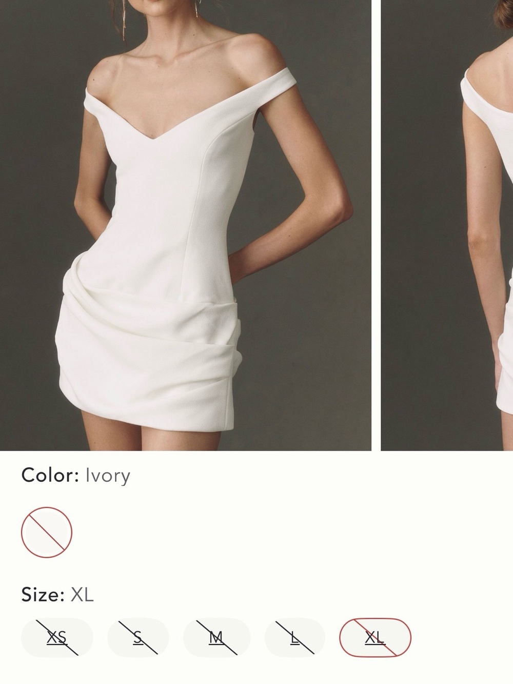 Elegant White V-Neck Sleeveless Dress - Picture 7 of 7